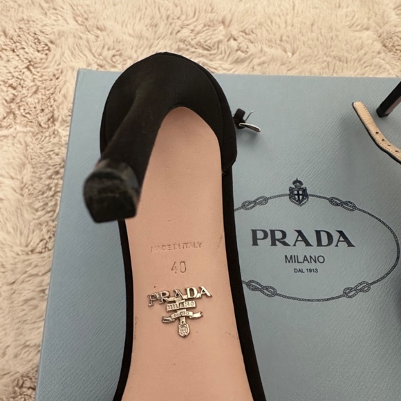PRADA CALZATURE DONNA HEELS SIZE 40 - Picture 2 of 5